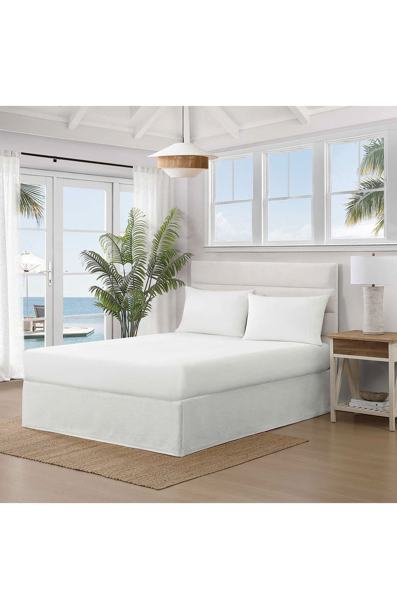 Tommy Bahama Island Estate Tailored Bed Skirt, Alternate, color, White