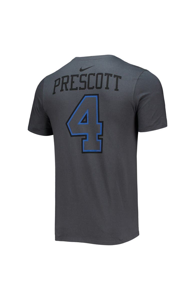 Nike Men's Nike Dak Prescott Charcoal Dallas Cowboys Player Name & Number T-Shirt, Alternate, color, Charcoal