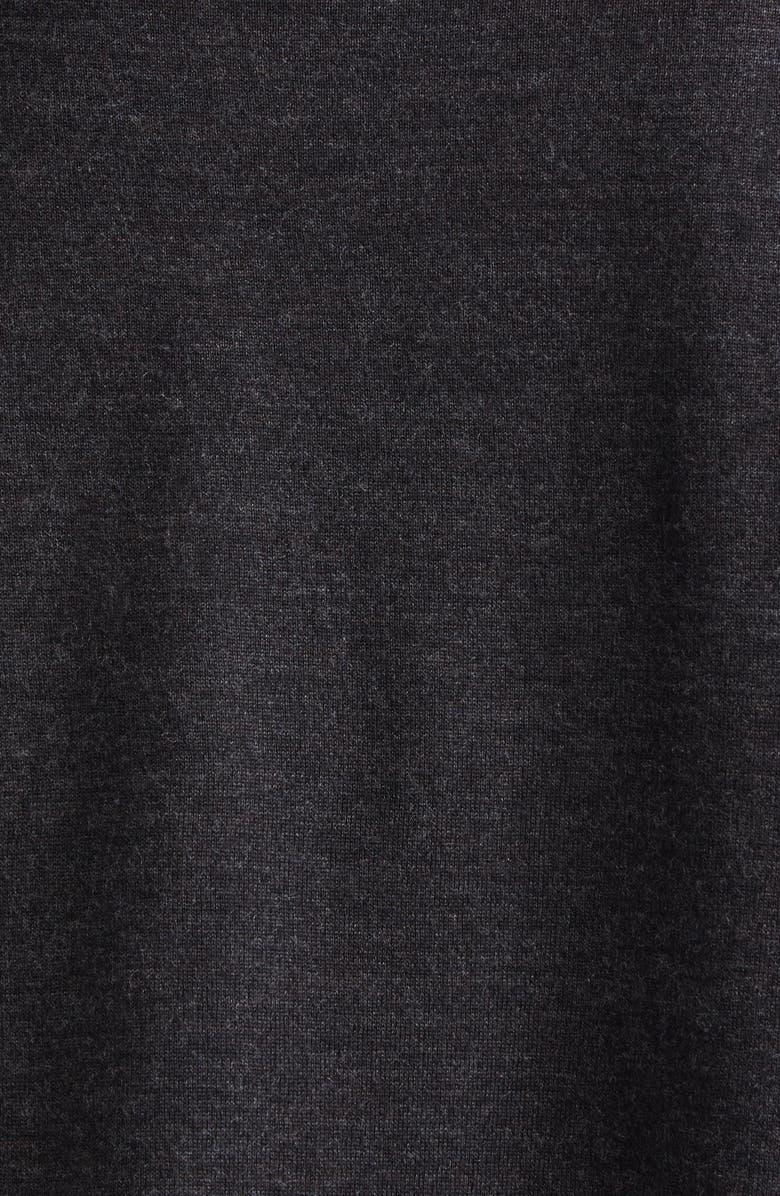 Jason Wu Collection Lace Inset Merino Wool Crewneck Sweater, Alternate, color, Graphite