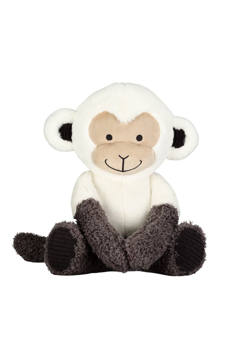 Lambs & Ivy Jungle Party Plush Monkey Stuffed Animal Toy - Charlie, Main, color, White