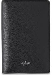 Mulberry Leather Passport Cover Wallet