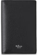 Mulberry Leather Passport Cover Wallet