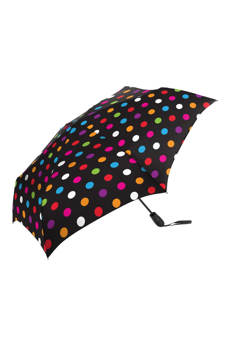 Auto Open Compact Umbrella, Main, color, POP DOT