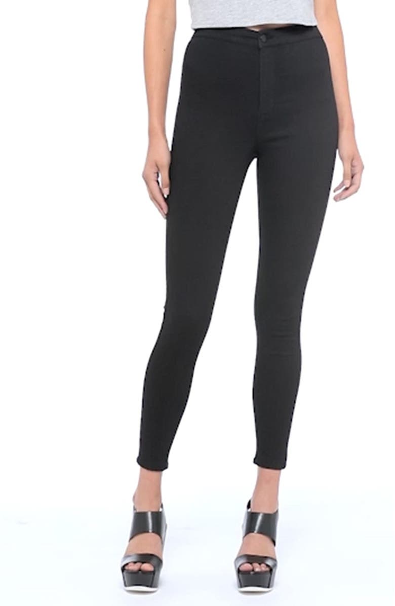 Topshop Moto 'Joni' High Rise Skinny Jeans, Alternate, color, 