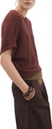 MANGO Short Sleeve Sweater