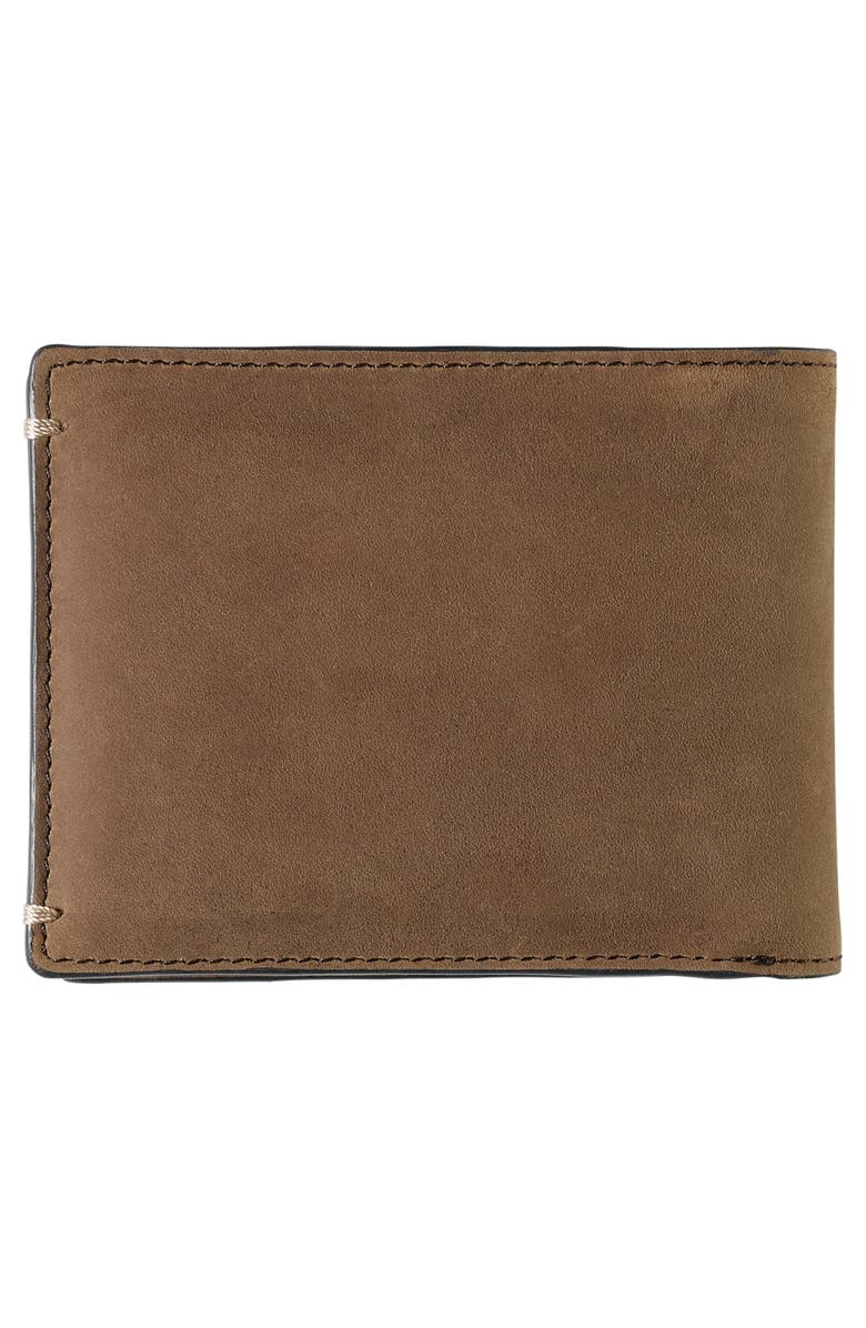 Johnston & Murphy Jackson Leather Bifold Wallet, Alternate, color, Tan Oiled