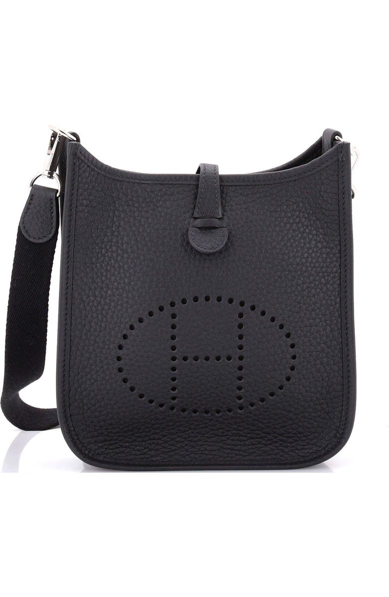 Pre-Owned Hermes Evelyne Bag Gen III Clemence TPM, Main, color, Noir