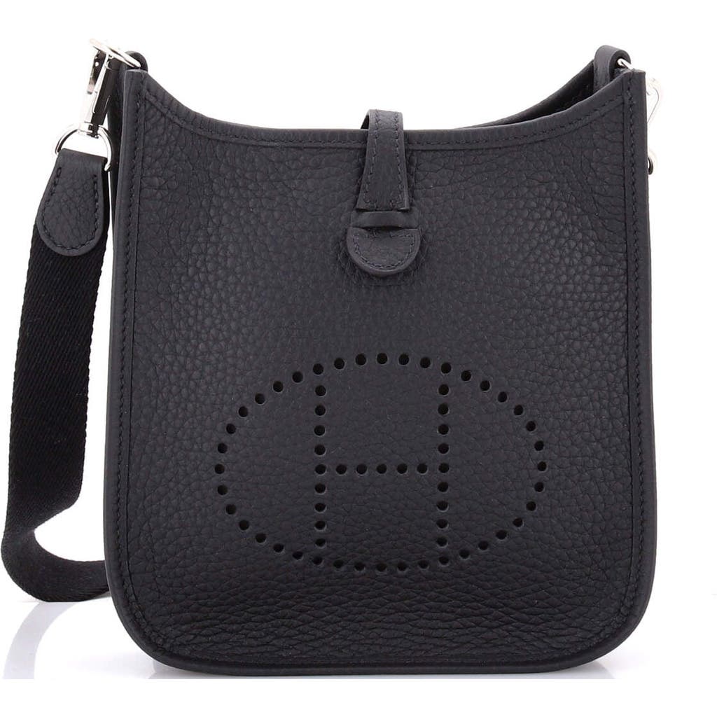 Pre-owned Hermes Hermes Evelyne Bag Gen Iii Clemence Tpm In Black