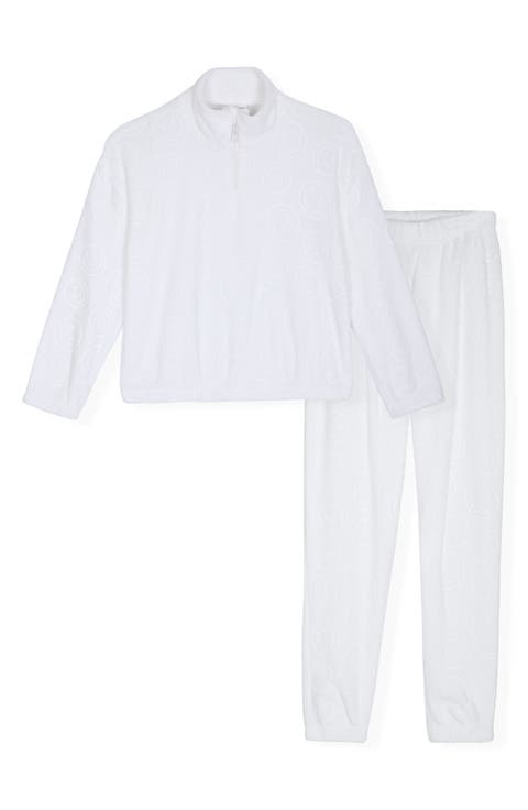 Kids' Smile Flannel Fleece Two-Piece Pajamas Set (Big Kid)