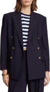 Polo Ralph Lauren Double Breasted Stretch Wool Jacket
