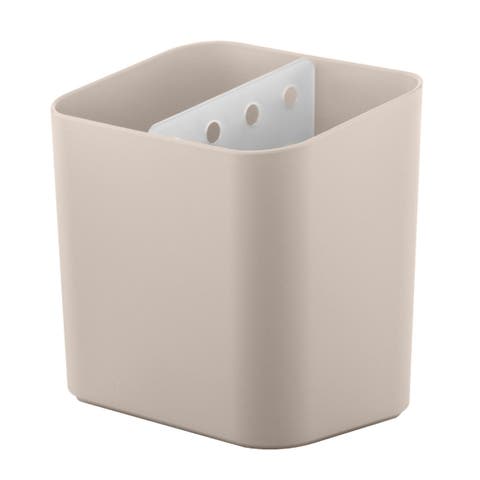 Durable Scratch Resistant Nonslip Utensil Holder with Removable Divider