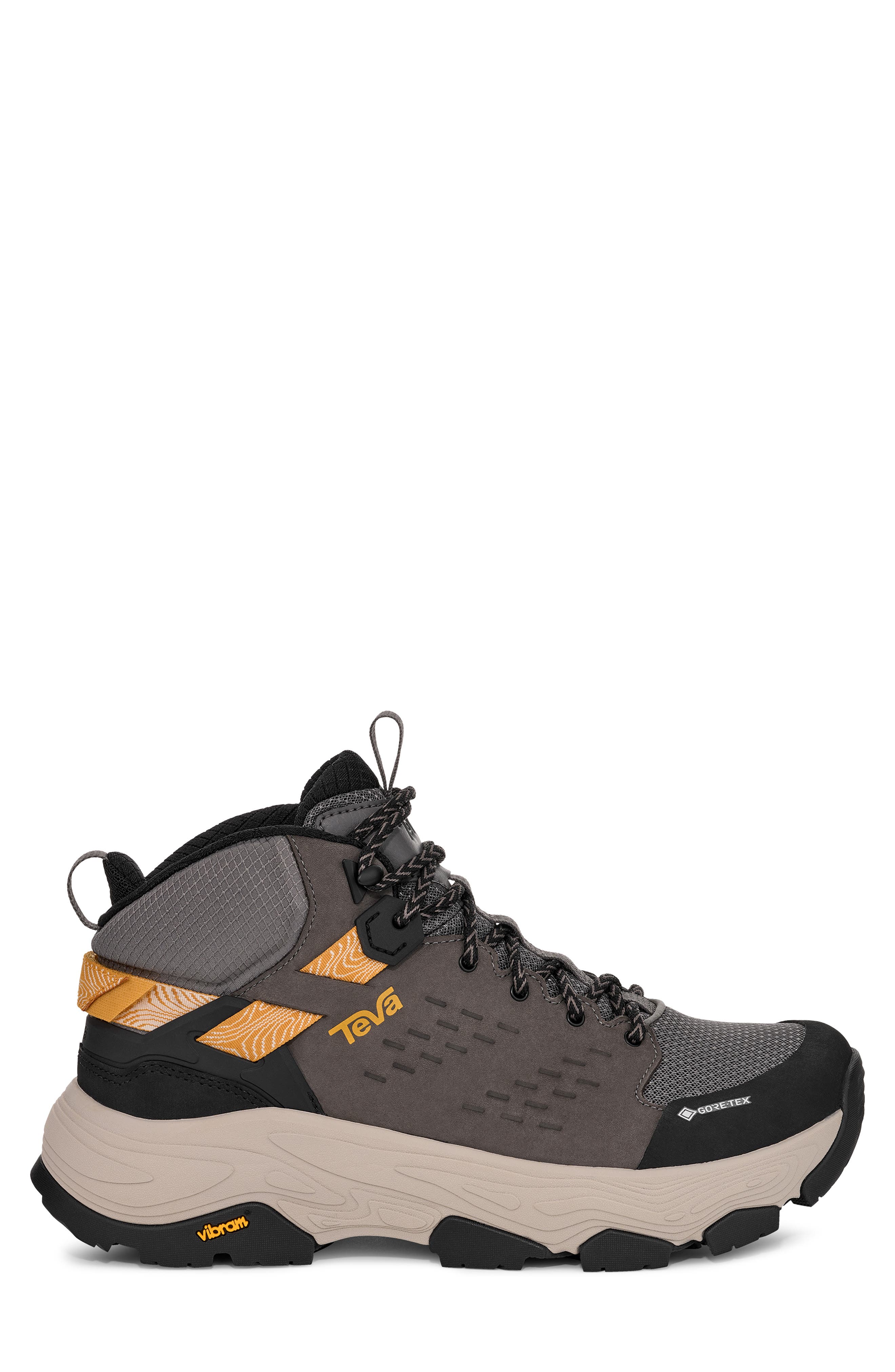 Teva Grandview Max Gore-Tex<sup>®</sup> Waterproof Hiking Boot, Alternate, color, Charcoal / Black
