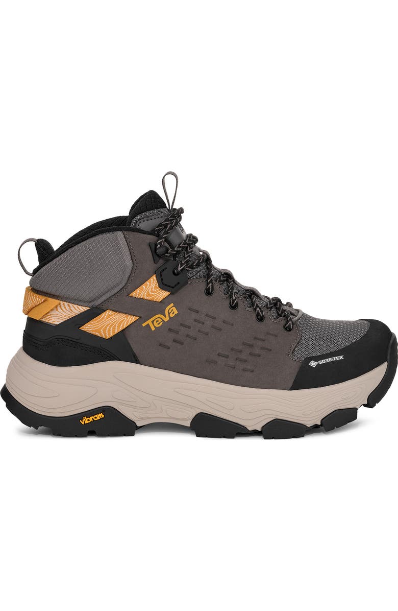 Teva Grandview Max Gore-Tex<sup>®</sup> Waterproof Hiking Boot, Alternate, color, Charcoal / Black