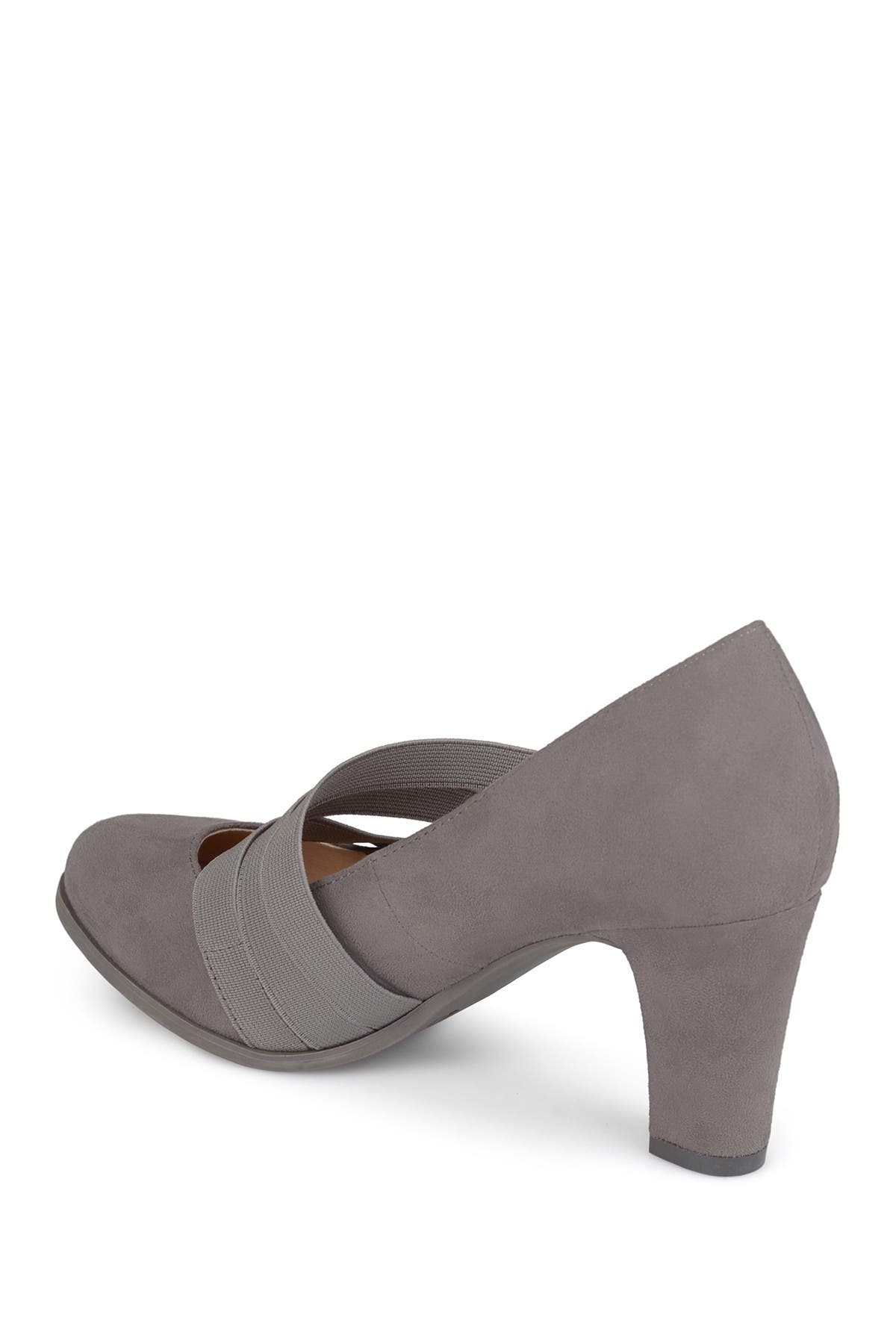 Journee Collection JOURNEE Loren Strappy Pump, Alternate, color, Grey