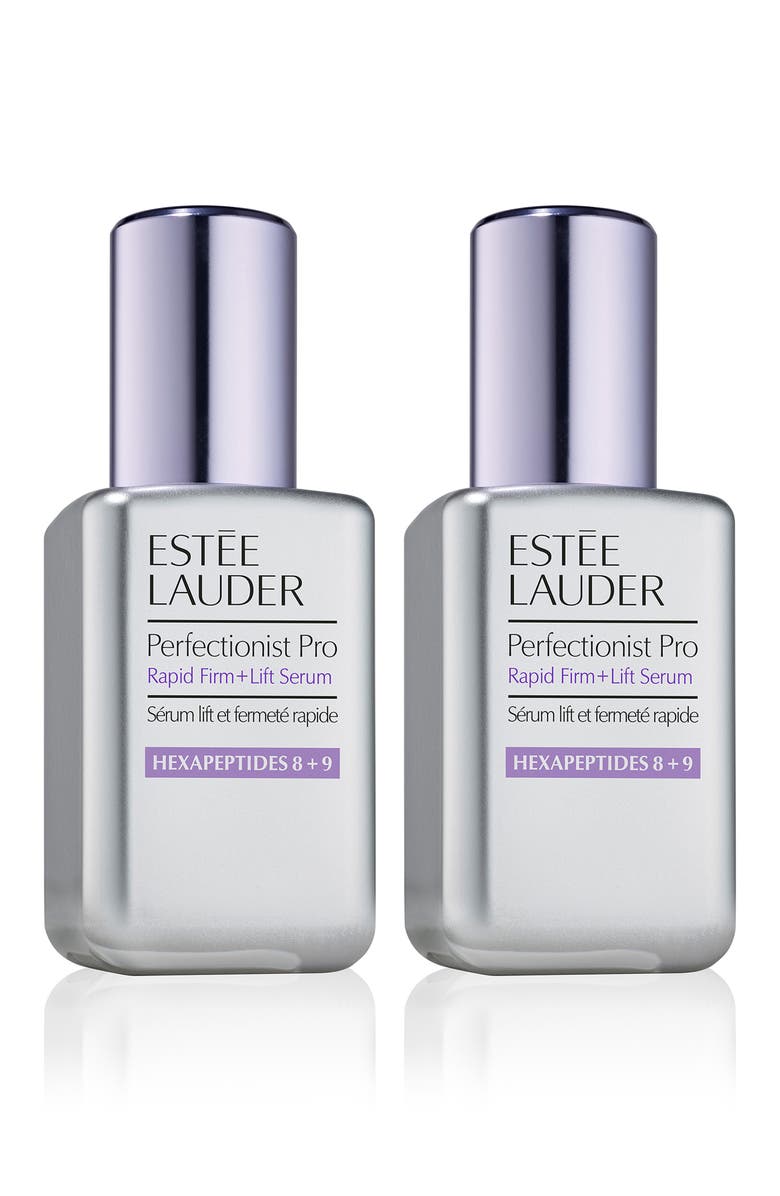 Estée Lauder Perfectionist Pro Rapid Firm + Lift Serum with Hexapeptides Duo Set $270 Value, Main, color, 