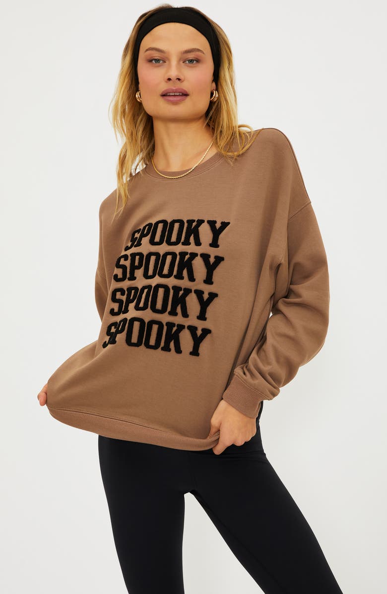 Beach Riot Devyn Spooky Oversized Sweatshirt, Alternate, color, Spooky Dusk