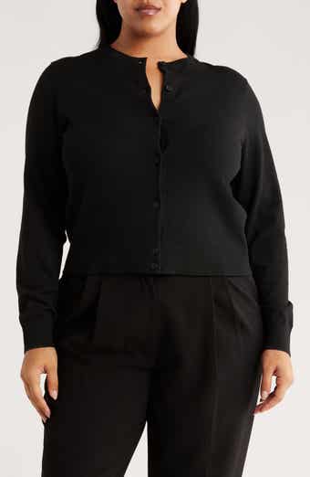 NORDSTROM RACK Crewneck Button Front Cardigan