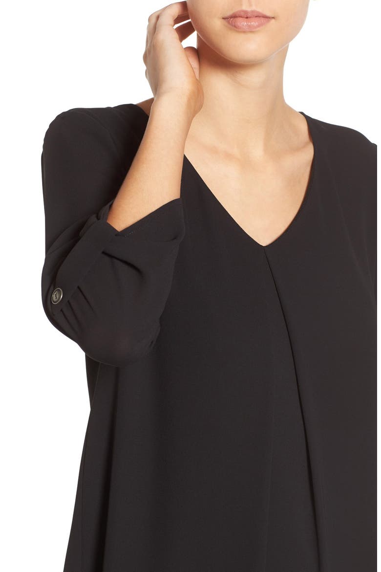 Karly Shift Dress, Alternate, color, BLACK