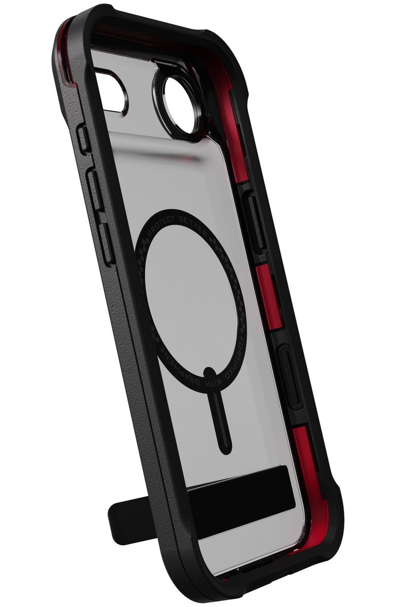 ZAGG Rainier Snap MagSafe Case with Kickstand, Alternate, color, Black