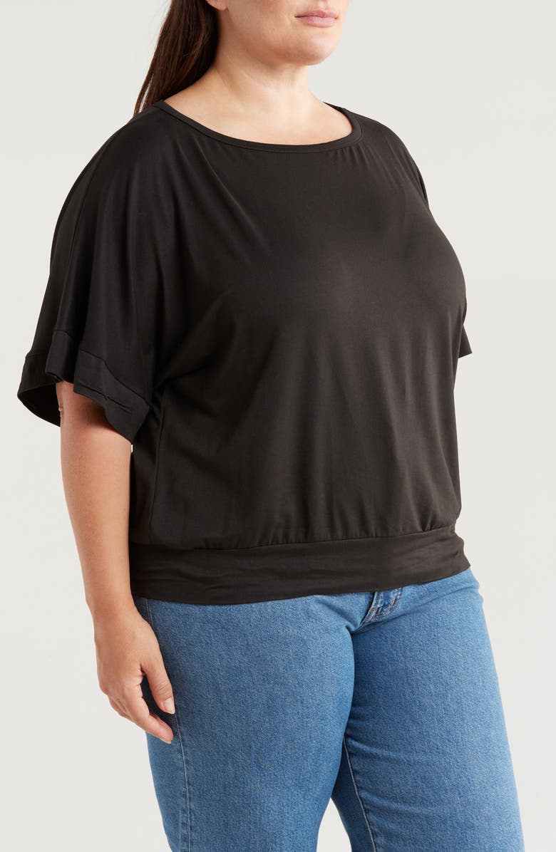 24seven Comfort Apparel Loose Fit T-Shirt, Alternate, color, Black