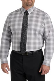 Oak Hill by DXL Plaid Dress Shirt
