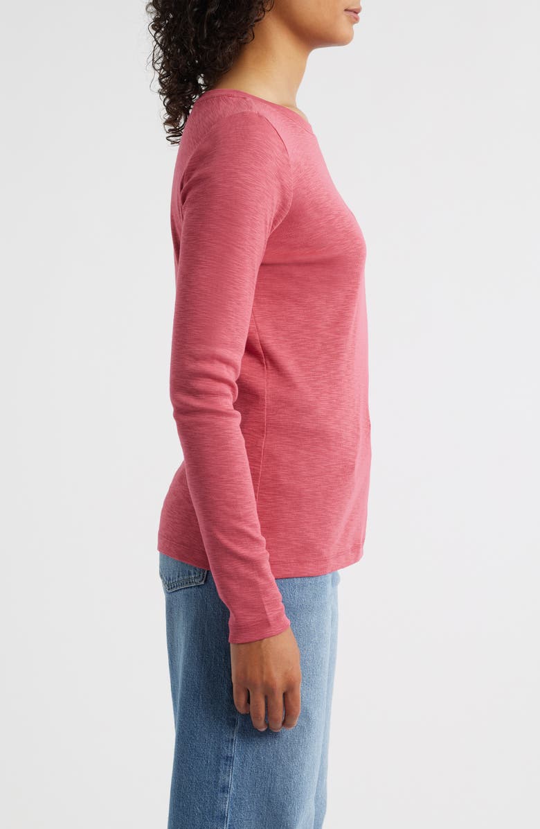 NZT by NIC+ZOE Boat Neck Top, Alternate, color, Cranberry