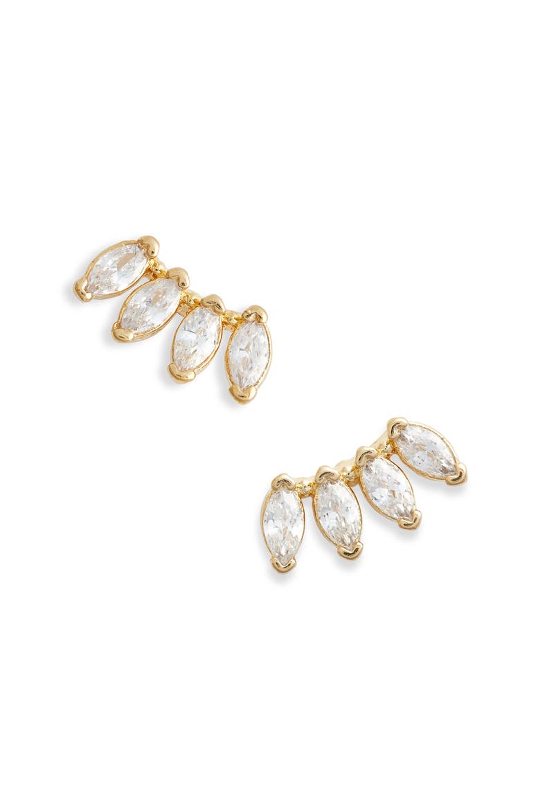 City Scape Stud Earrings, Main, color, GOLD