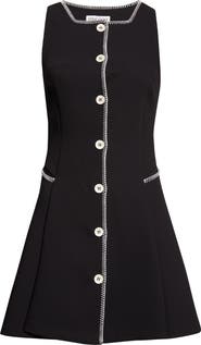Stine Goya Sleeveless Button Front Minidress