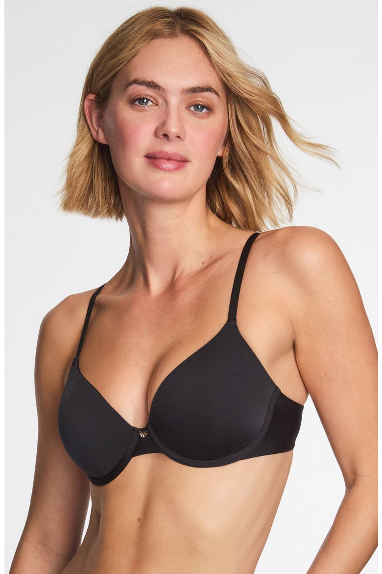 Baseline Underwire Contour Bra, Alternate, color, BLACK