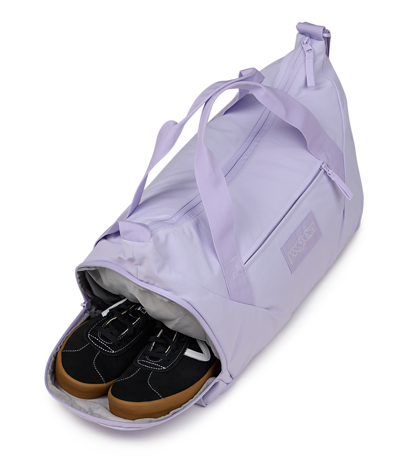 Jansport Recharge Gym Bag Medium, Alternate, color, Pastel Lilac