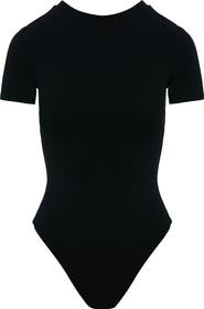 Naked Wardrobe NW Mock Neck Bodysuit