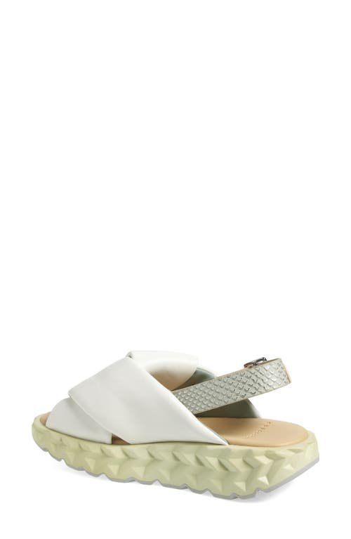 4ccccees Jabara Coil Slingback Sandal In White