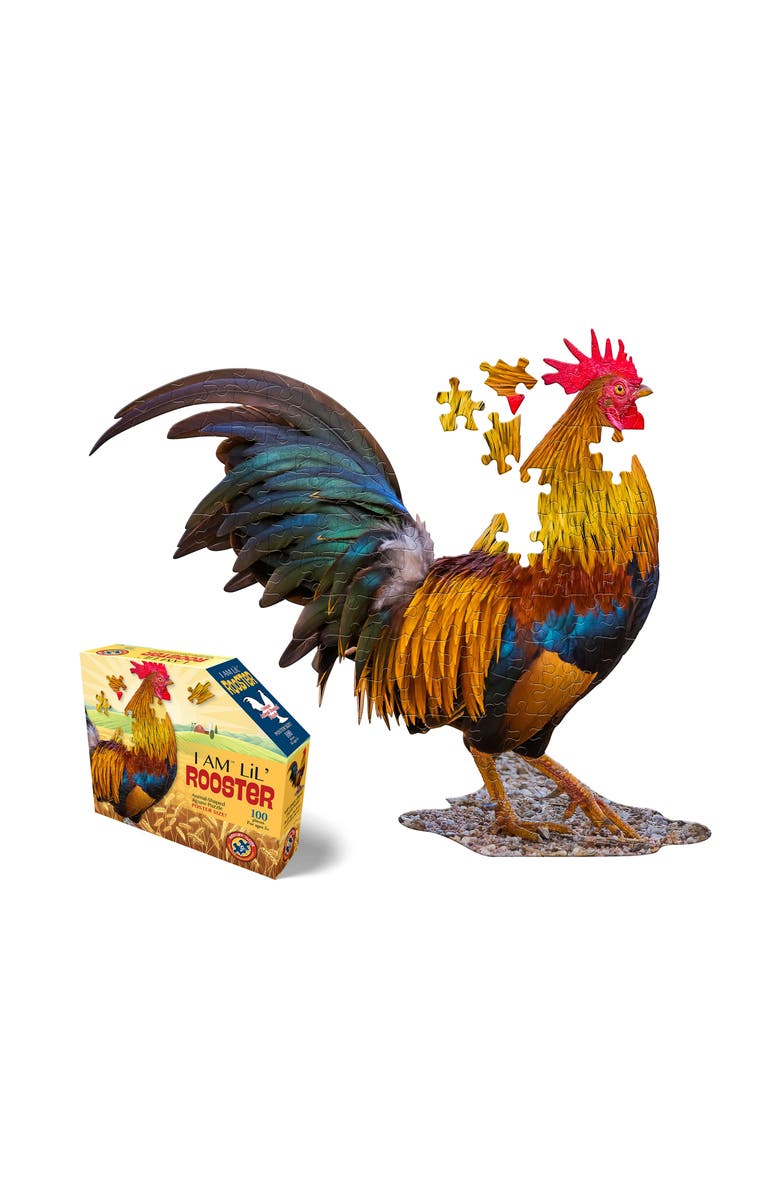 Madd Capp Puzzles LiL' ROOSTER 100 Piece Jigsaw Puzzle, Alternate, color, Multicolored