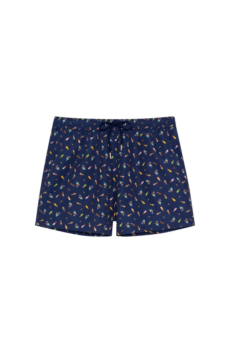 HOM Summer Beach Boxer, Main, color, Navy Print