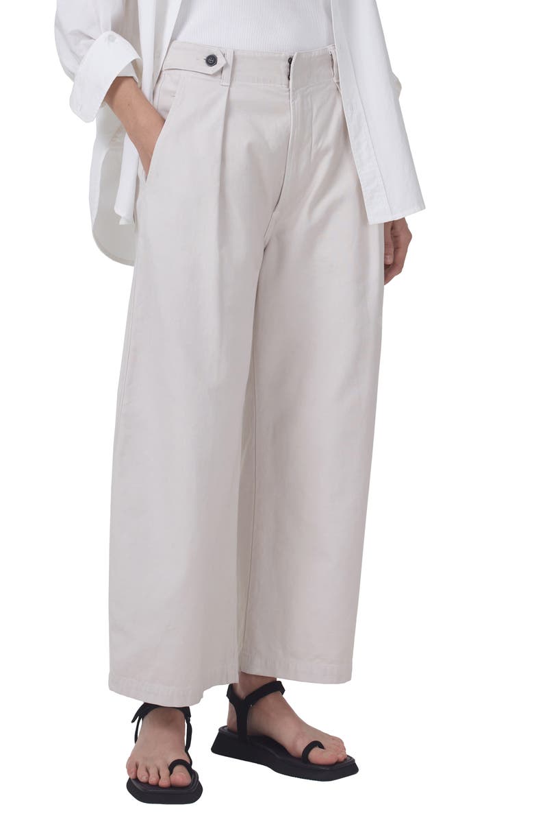 Citizens of Humanity Payton Super High Waist Crop Wide Leg Utility Trousers, Main, color, 