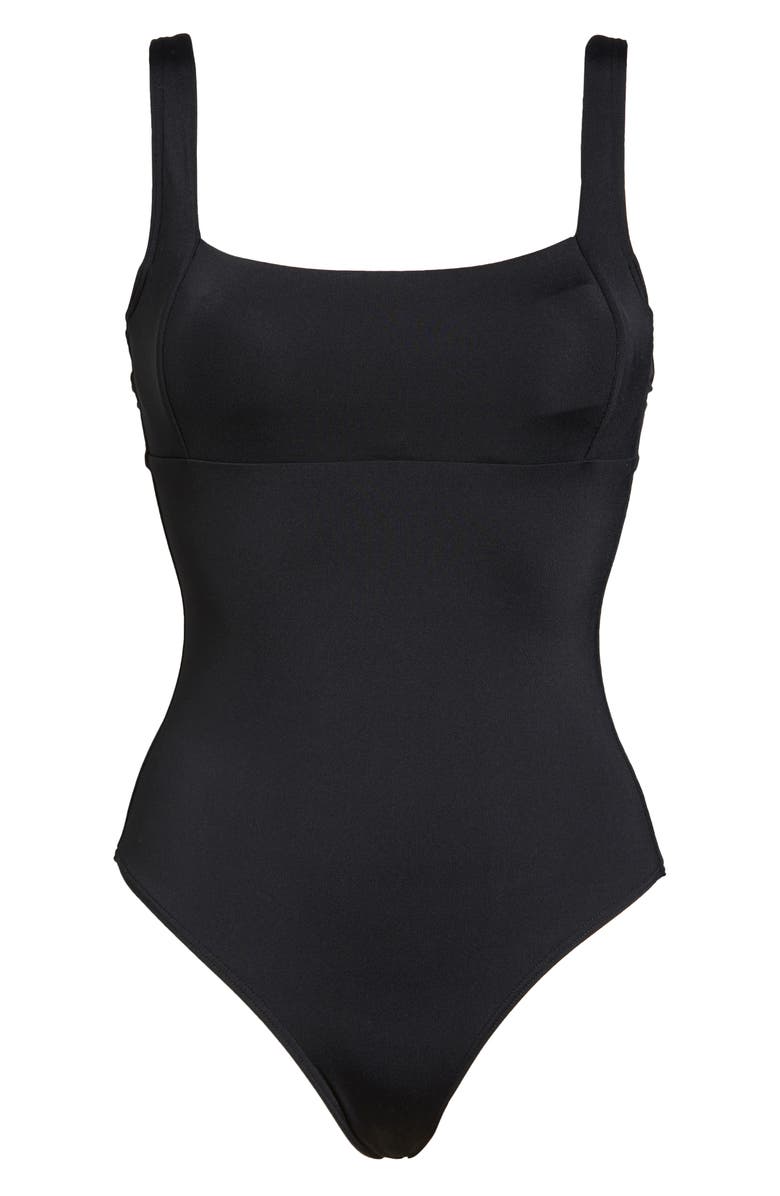 Sea Level Square Neck One-Piece Swimsuit, Alternate, color,