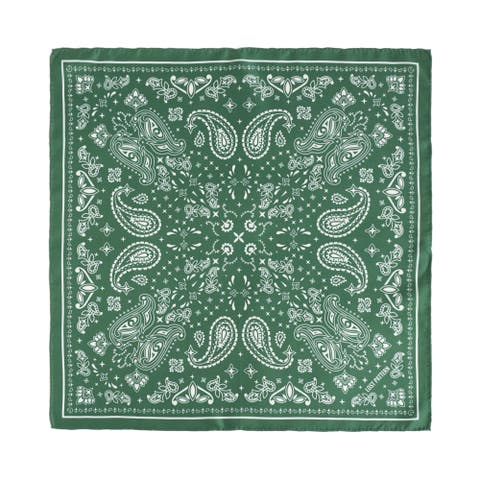 "Paisley" Silk Bandana Scarf