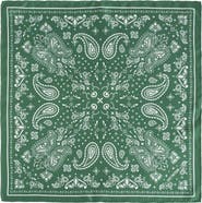 Lost Pattern "Paisley" Silk Bandana Scarf