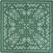 Lost Pattern "Paisley" Silk Bandana Scarf