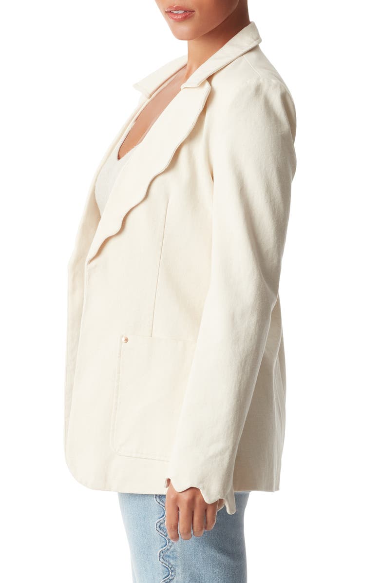 Sam Edelman Zander Asymmetric Scallop Blazer, Alternate, color, 