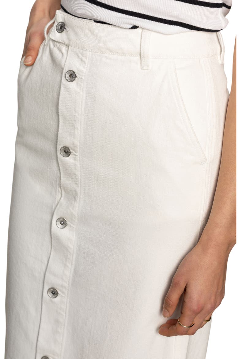 Carrier Denim Pencil Skirt, Alternate, color, BLEACHED WHITE