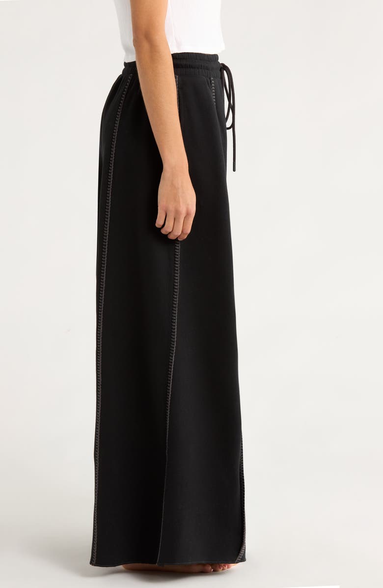 UGG<sup>®</sup> Classic Wide Leg Pajama Pants, Alternate, color, Black