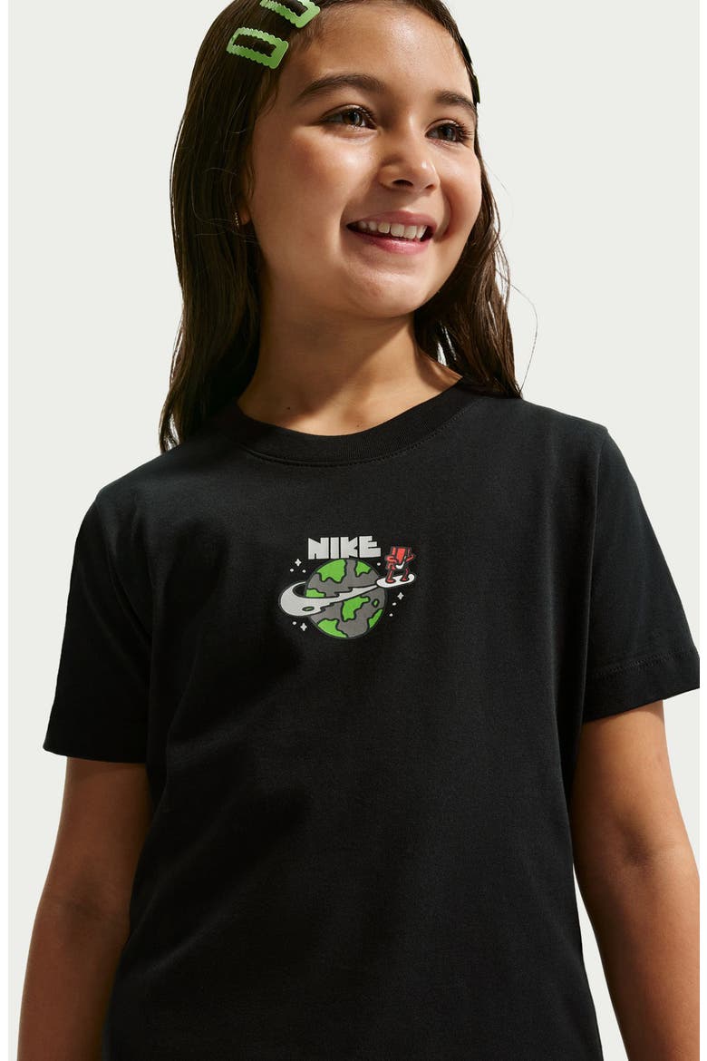 Kids' Graphic T-Shirt, Alternate, color, BLACK