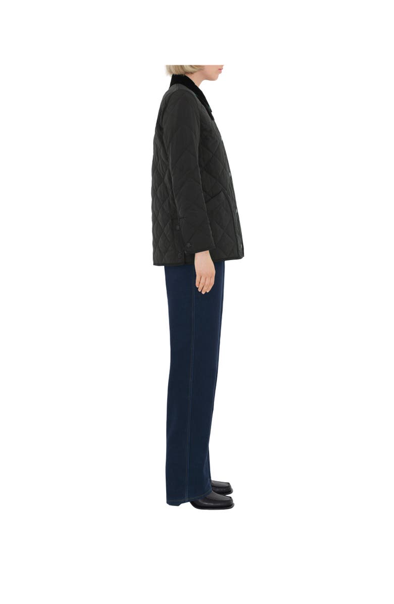 Burberry Quilted Thermoregulated Barn Jacket, Alternate, color, Black