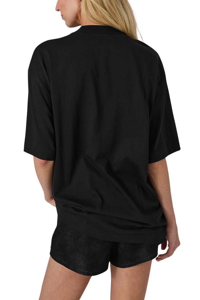 x Marilyn Monroe Oversized Graphic T-Shirt, Alternate, color, JBLACK-BLACK