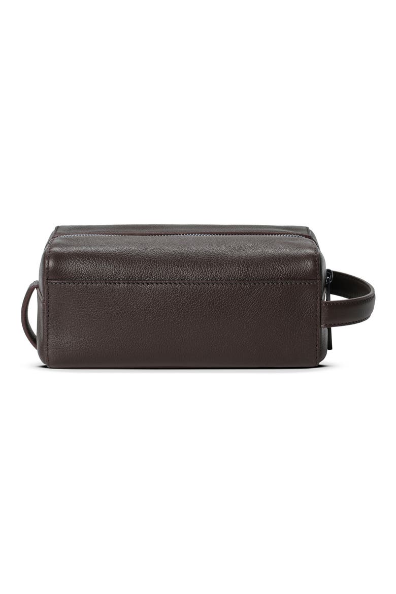 Canfield Pebbled Leather Travel Kit, Alternate, color, ESPRESSO