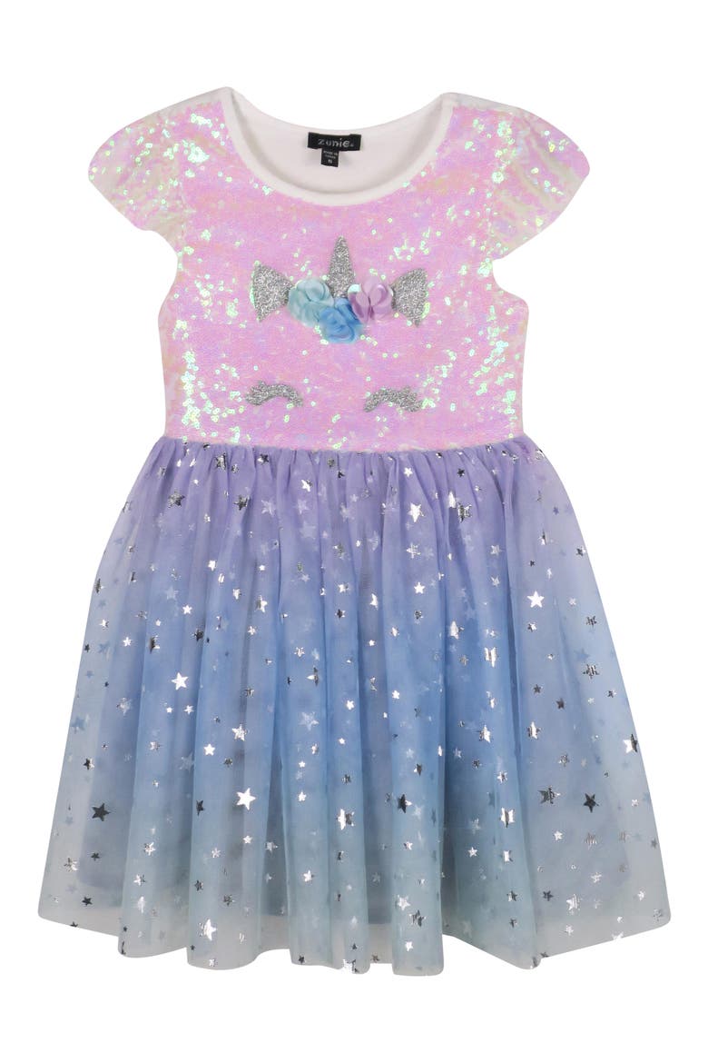 unicorn purple dress Girls Purple Unicorn Tutu Dress for 3-7 Years #22003 3T US Kids' numeric
