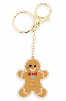 Gingerbread Man Bag Charm & Keychain
