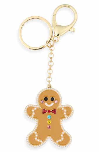 Gingerbread Man Bag Charm & Keychain