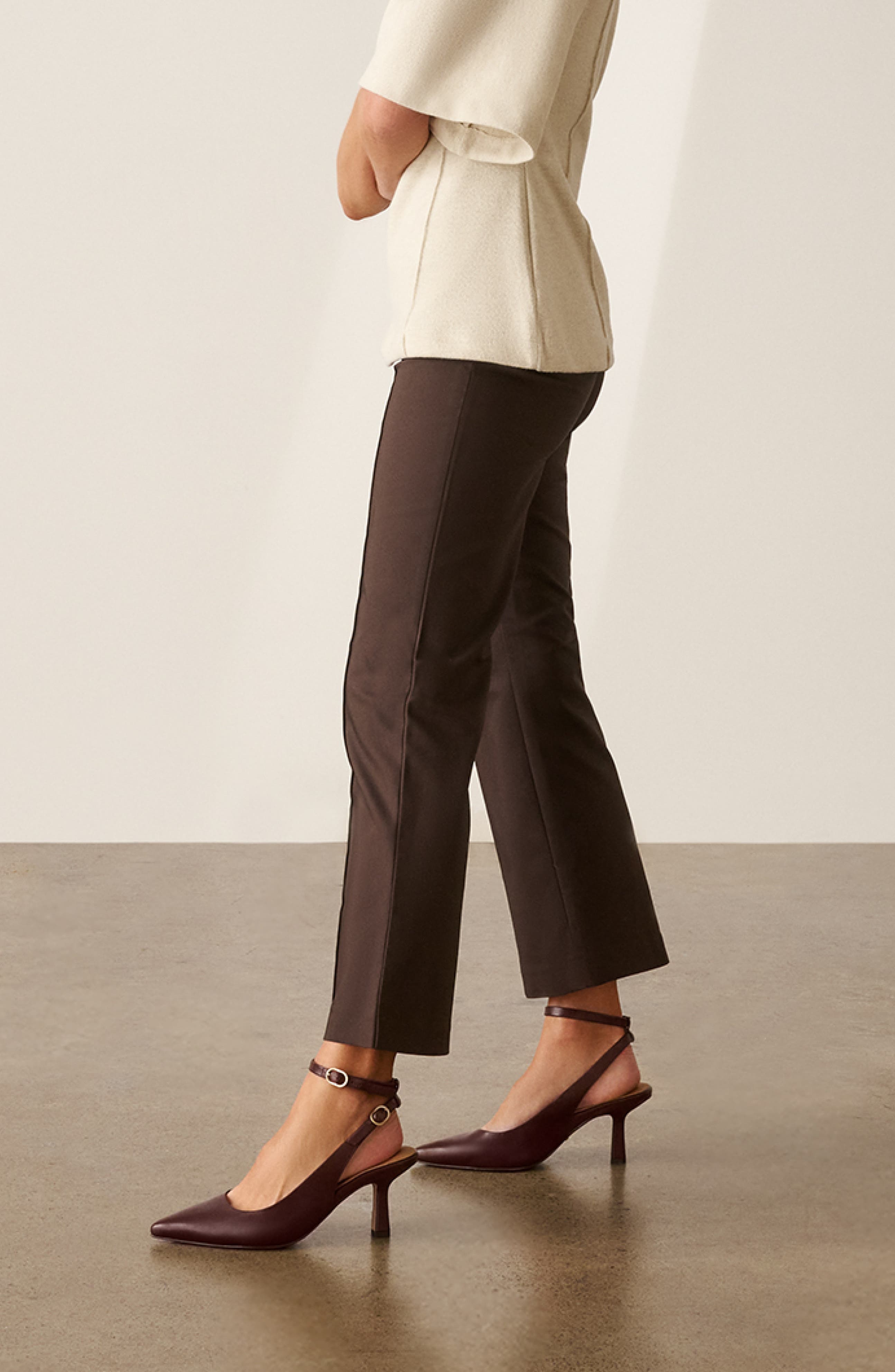 Gigi Pointed Toe Pump, Alternate, color, CHESTNUT